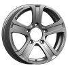 k7  K-104  6,0\R16 5*139,7 ET40 d98  Серебро S