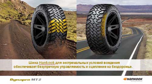 Новинки сезона лето 2021 г. Hankook Dynapro MT2 Новинки сезона лето 2021 г. Hankook Dynapro MT2